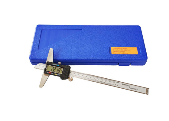 0-200mm/0-8'' Stainless Steel Electronic Digital Depth Vernier Caliper with Inch/Metric Conversion