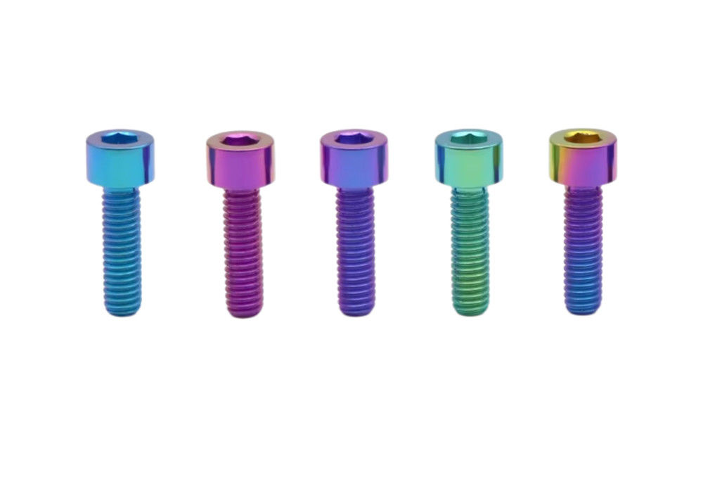 Anodizing Color Titanium Socket Cap Bolt For Racing And Motorcycle