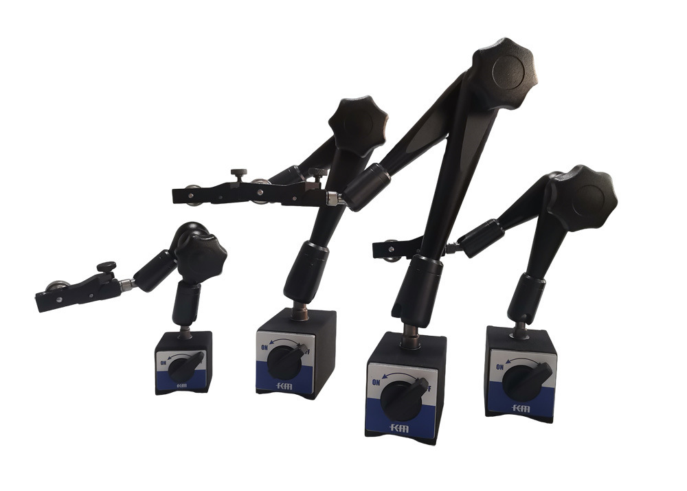 Industrial 50Kg Magnetic Force Black Forced Locking Pole Type Magnetic Stand