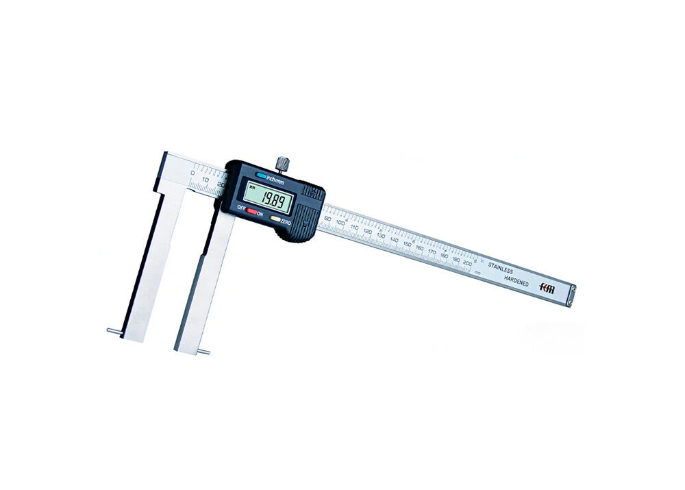 30-300mm/1.2-12'' Inside Groove Digital Caliper Cylindrical Contact Electronic Measuring Tool