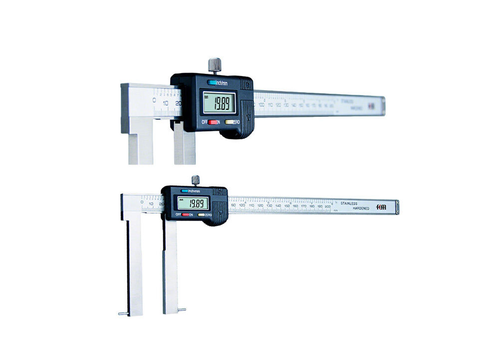 30-300mm/1.2-12'' Inside Groove Digital Caliper Cylindrical Contact Electronic Measuring Tool