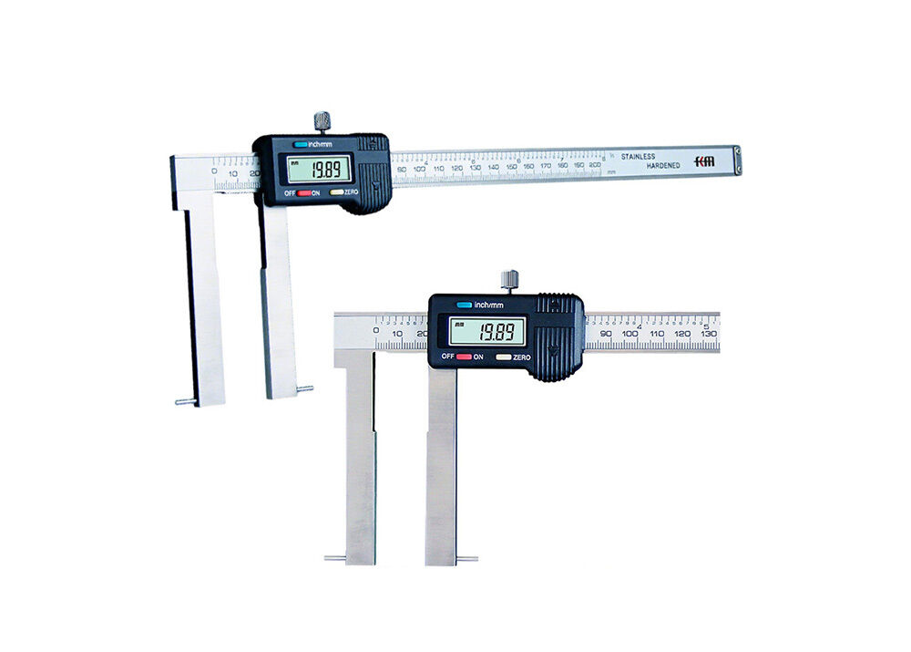 Stainless Steel Cylindrical Contact Internal Groove Electronic Digital Caliper 40-500mm/1.6-12'' Special Caliper